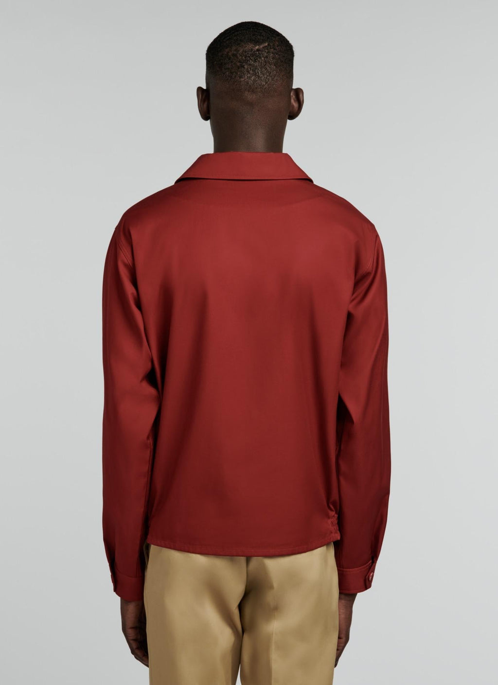 Fursac - Blouson En Toile De Coton Déperlante - Vermillon