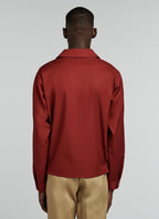 Fursac - Blouson En Toile De Coton Déperlante - Vermillon