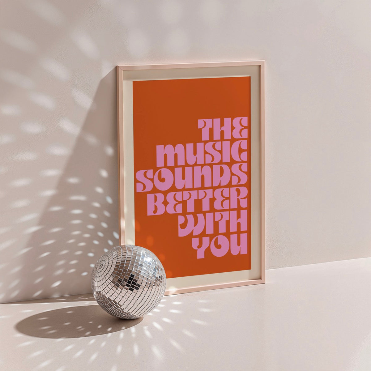 Music Sounds Better 2 - Orange & Rose