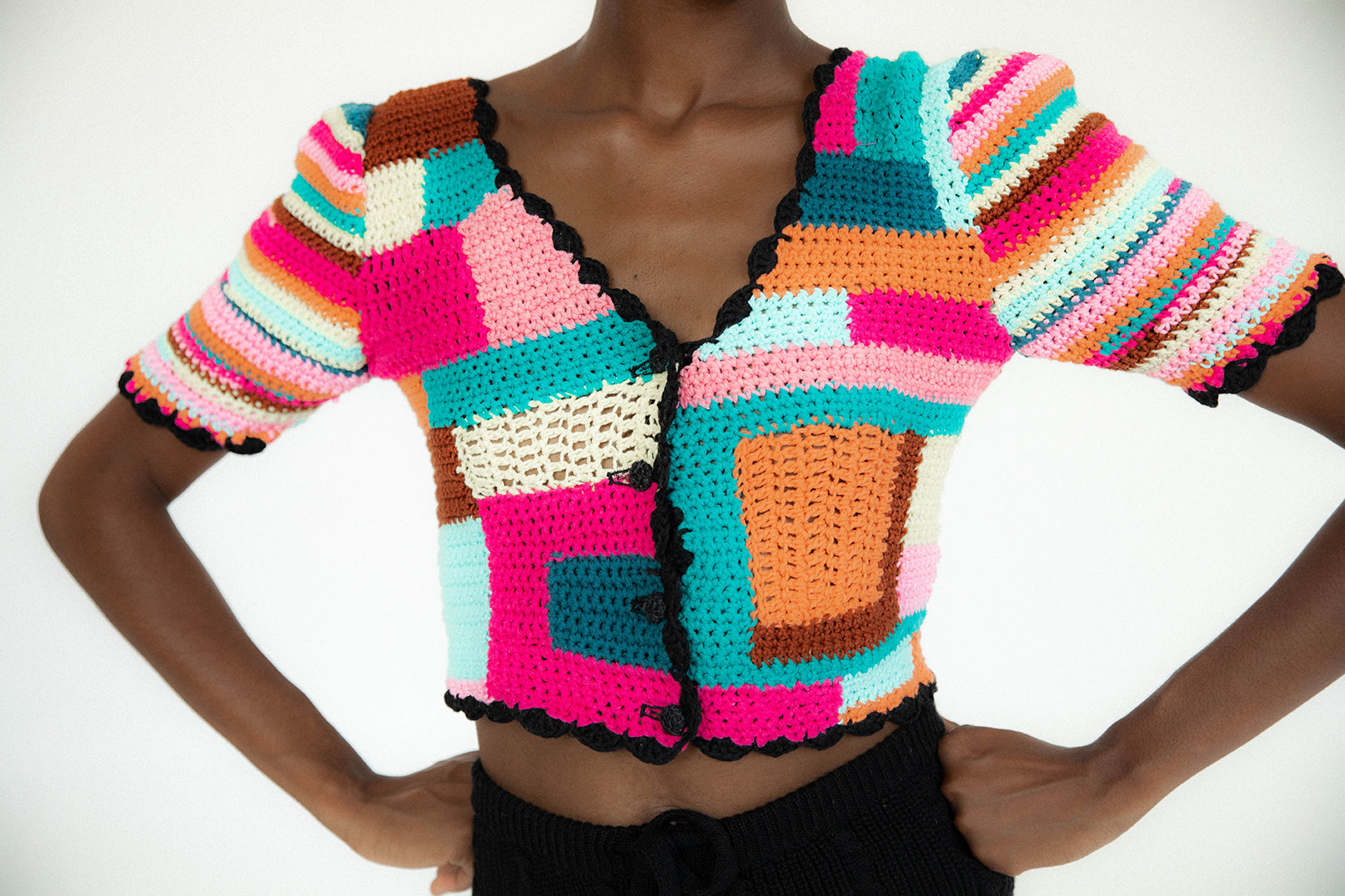 Gilet Au Crochet Tini - Multi