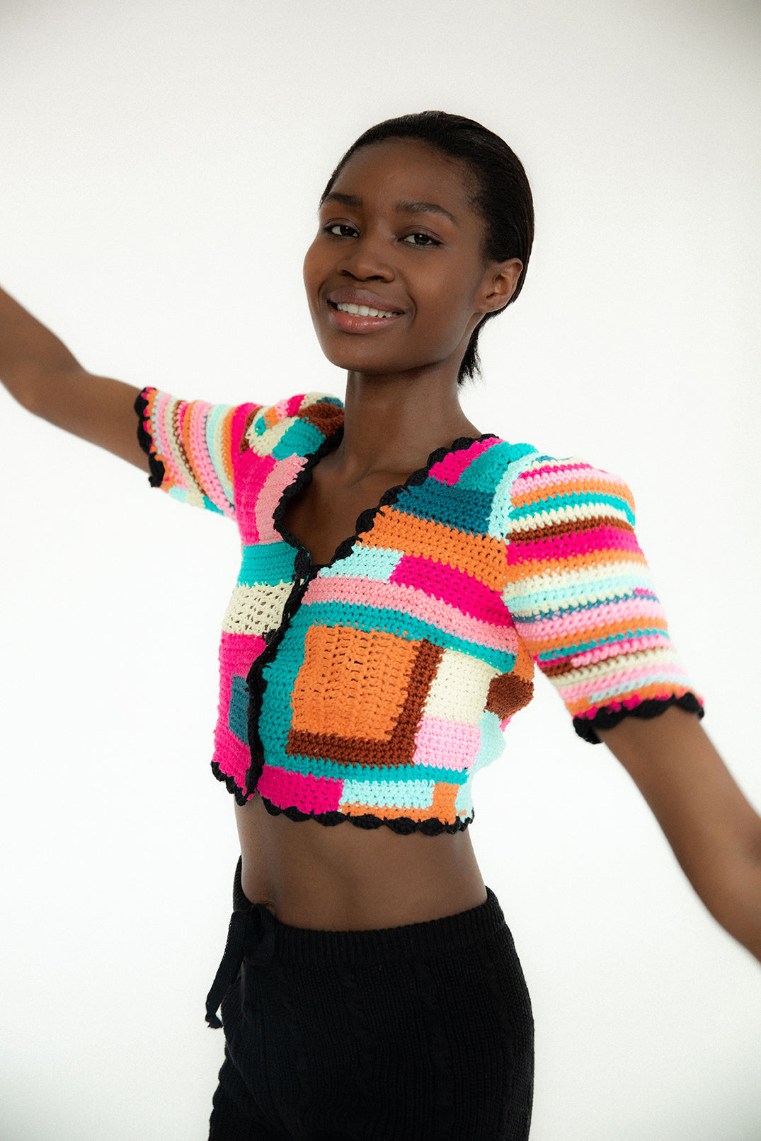 Gilet Au Crochet Tini - Multi