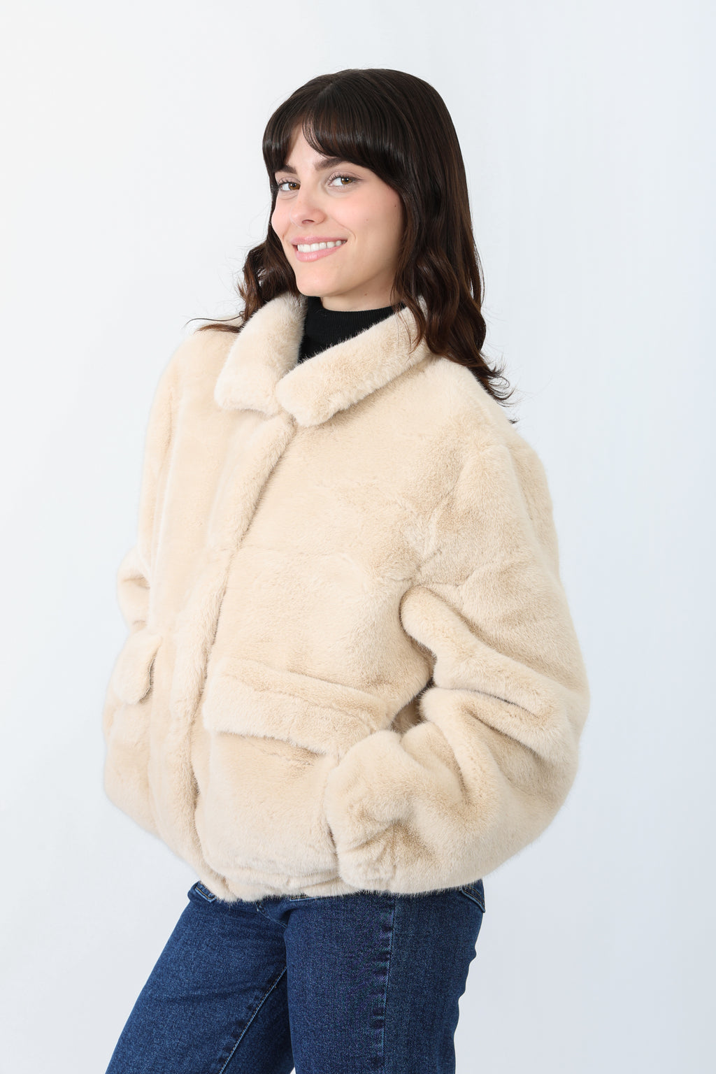 Fausse Fourrure - Beige