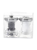 Set of 2 Salt and Pepper Mills - Acrylic - Transparent