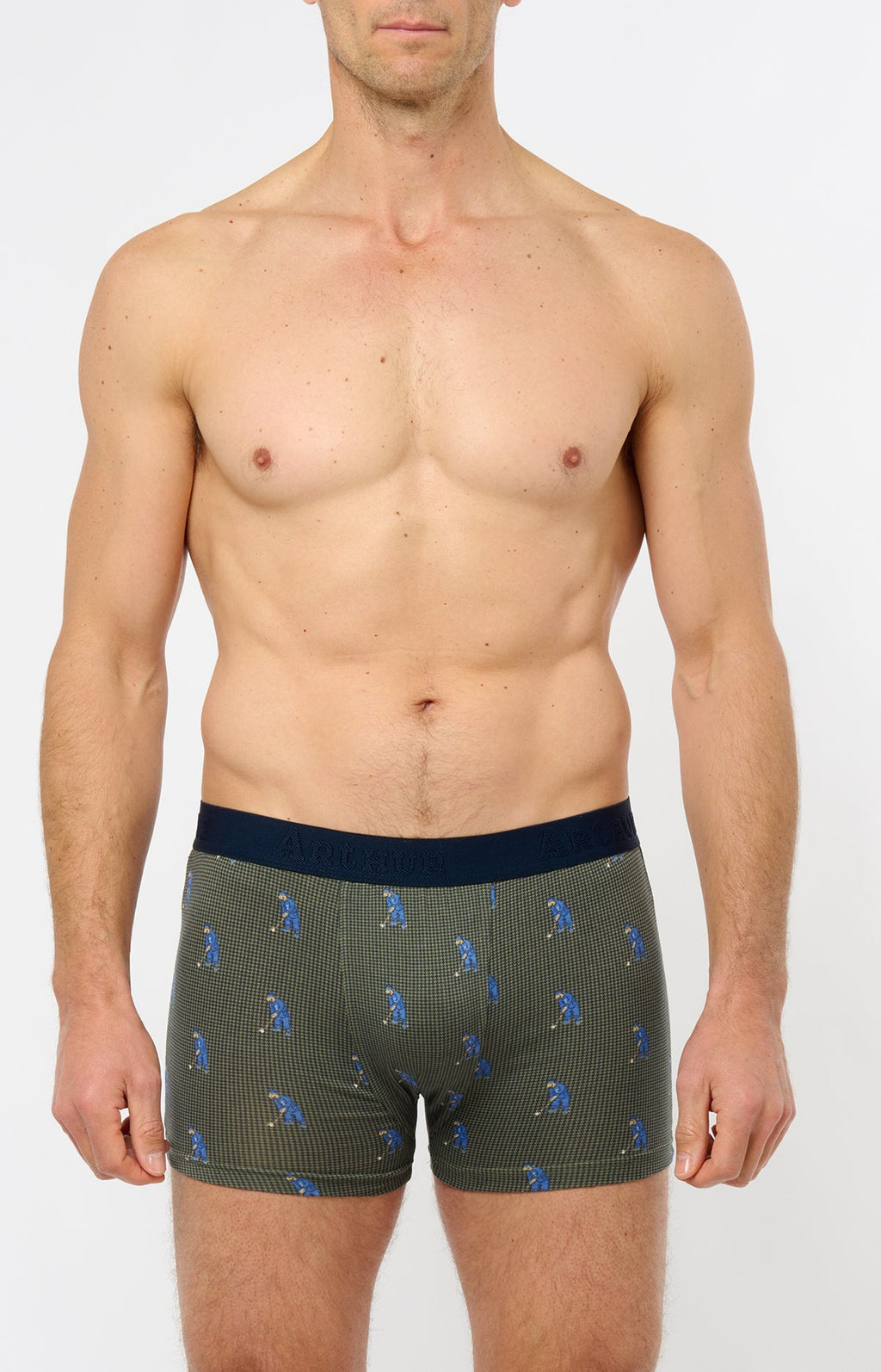 Shorty elástico maxi caqui - Hombre
