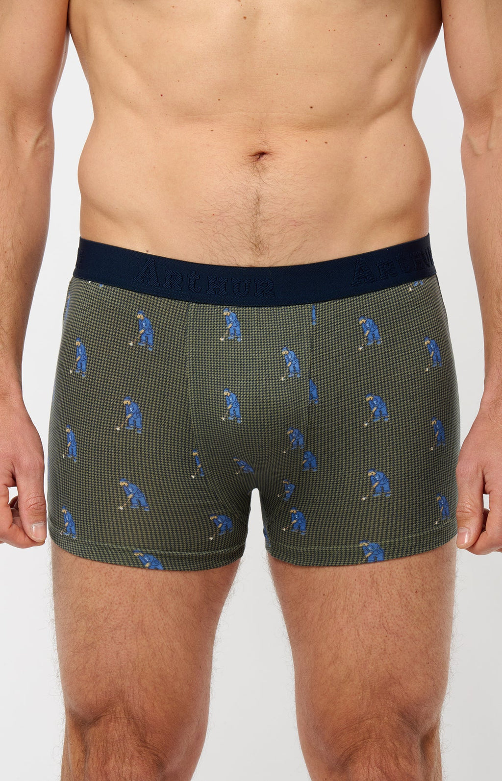 Shorty elástico maxi caqui - Hombre