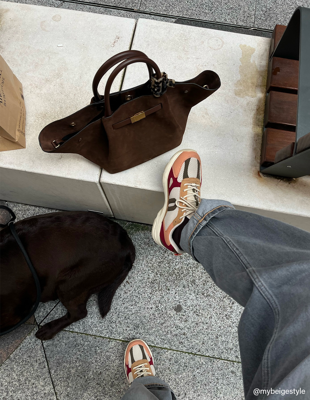 Zapatillas Maé Low - Melocotón Caqui Beige - Mujer