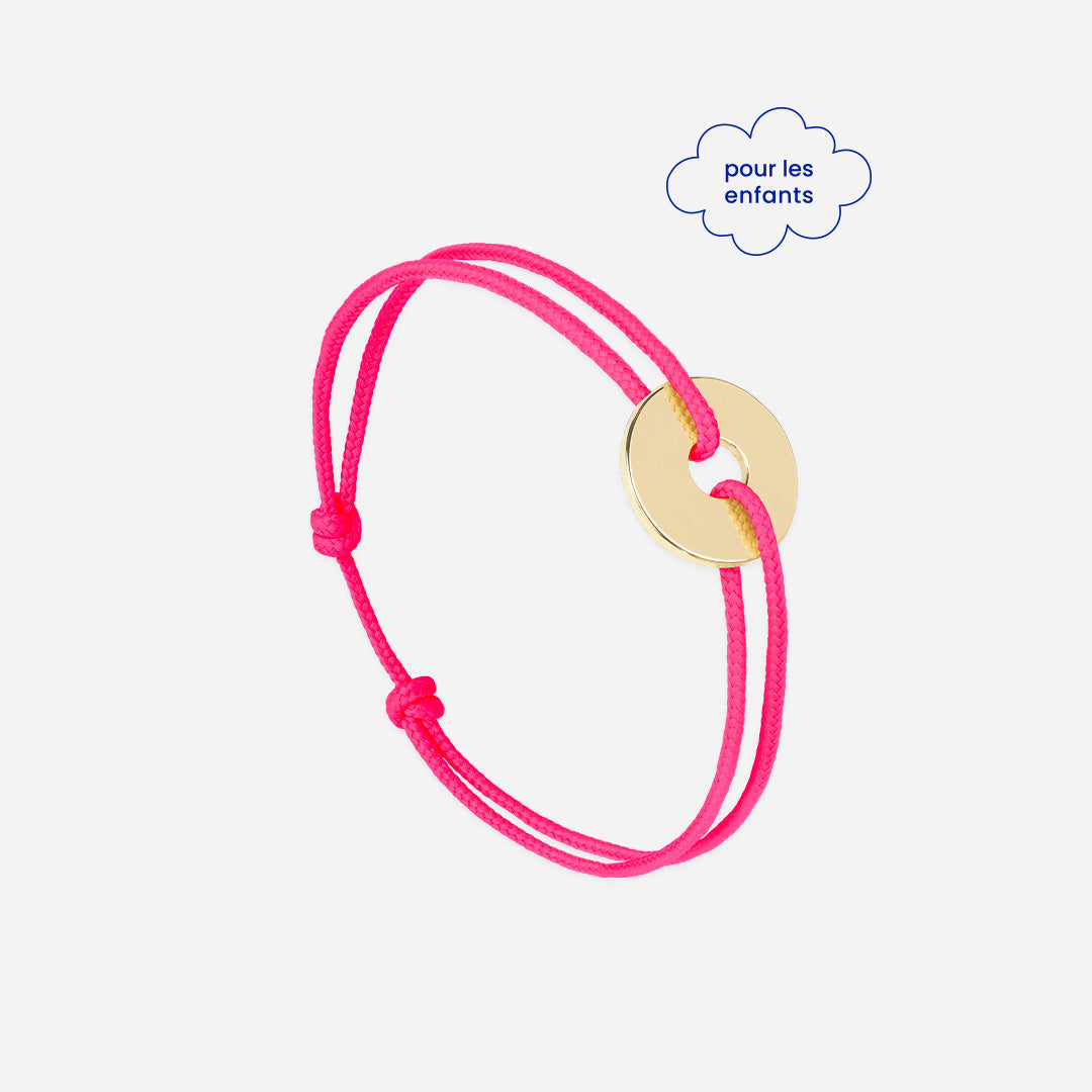 Bracelet Maëlle - Rose Fluo