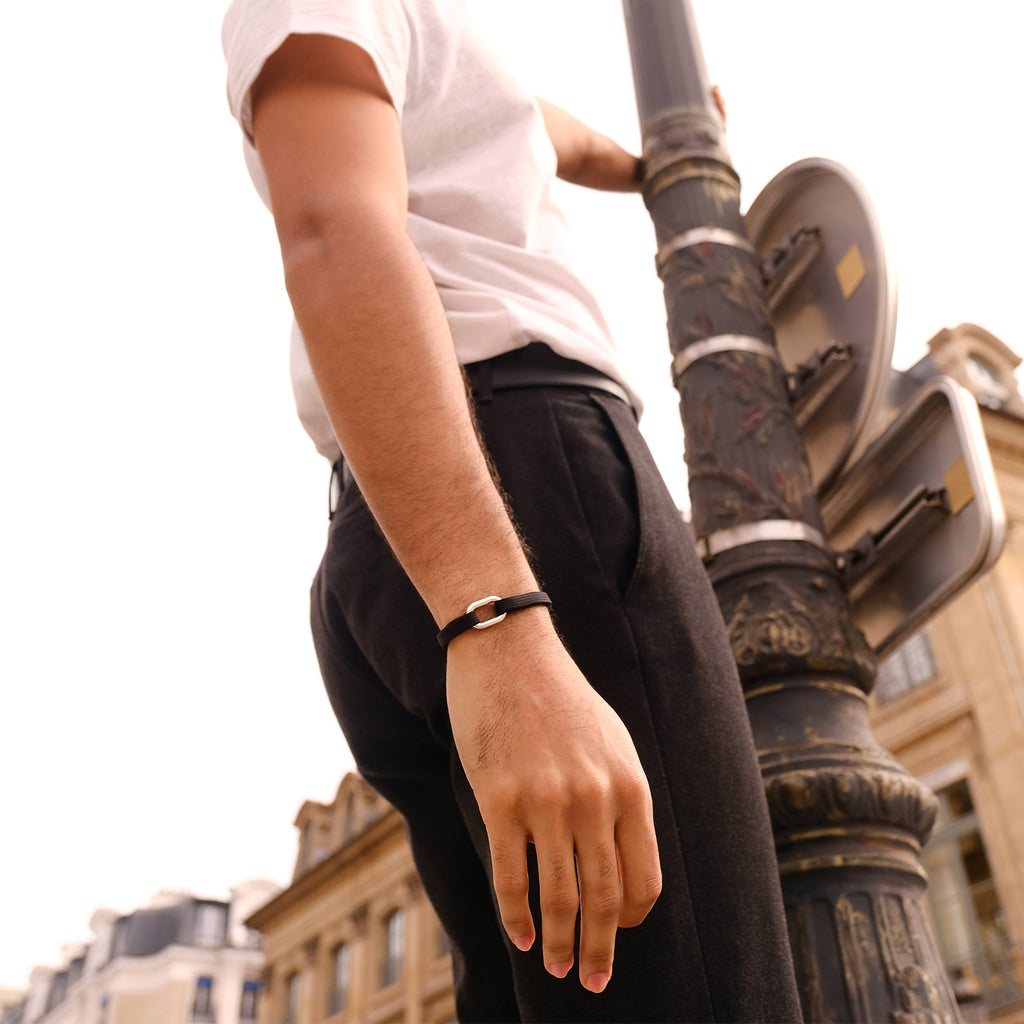 Pulsera de driza - Negro