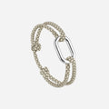 Bracelet Hunier - Kaki & Beige