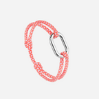 Bracelet Tangon - Orange & Blanc