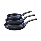 Set De 3 Poêles Antiadhésives Céramique Fackelmann Brandao - Noir/Vert