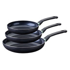 Set De 3 Poêles Antiadhésives Céramique Fackelmann Brandao - Noir/Vert