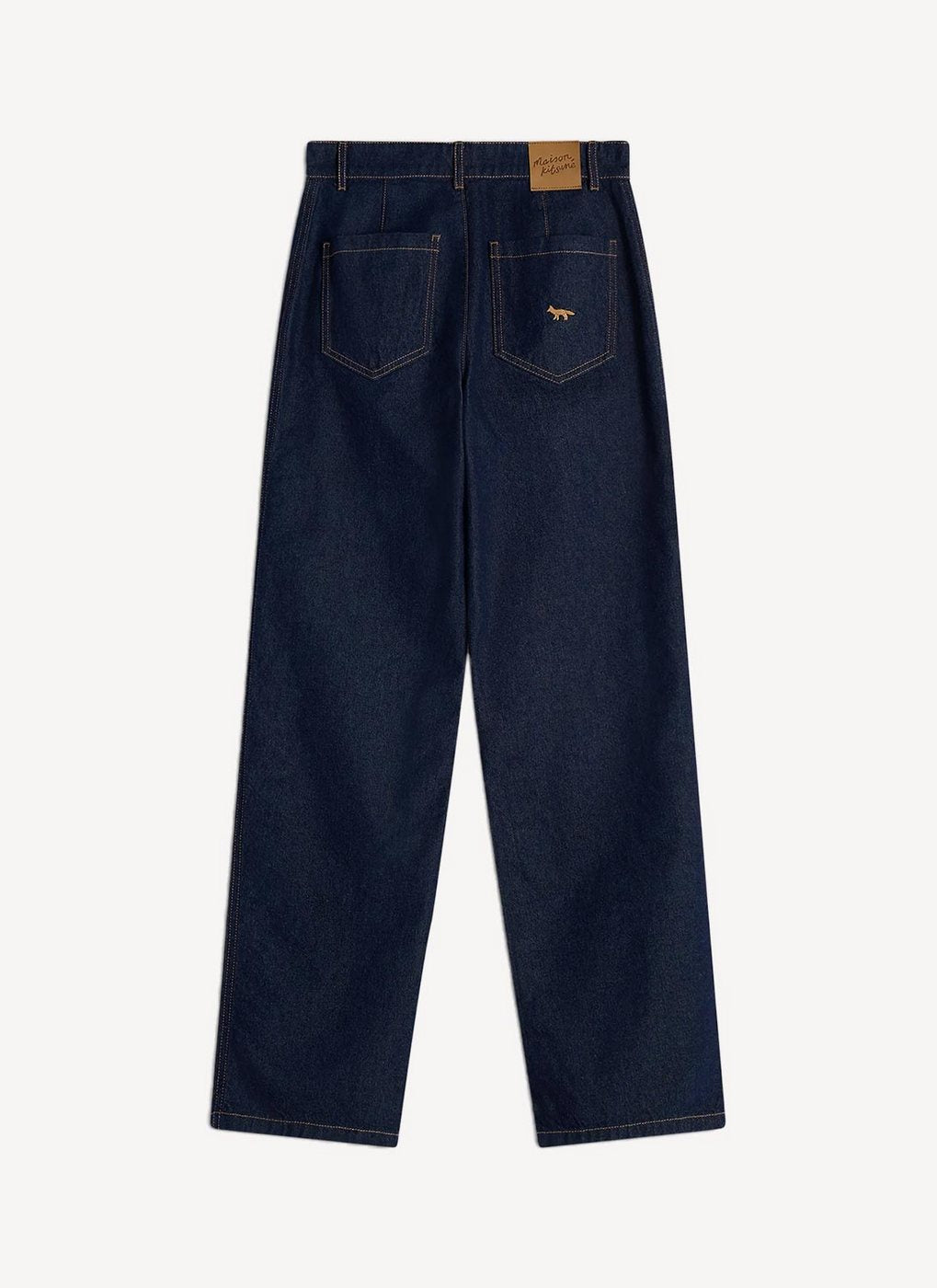 Maison Kitsune - Japanese Denim Stretch Slim Cut - Nam - Women