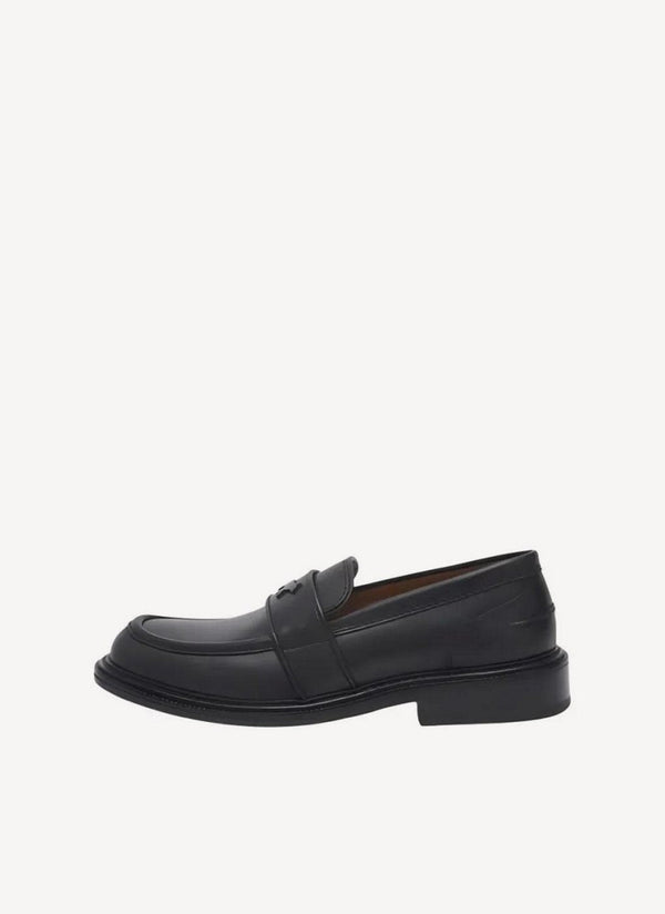 Maison Kitsune - Penny Loafer Leather - Black - Femme