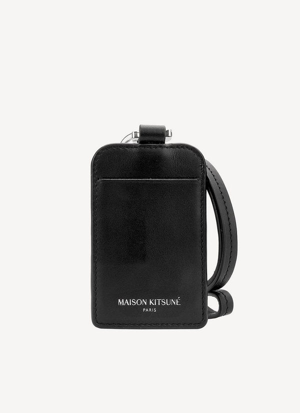 Maison Kitsune - Neck Cardholder - Black - Homme