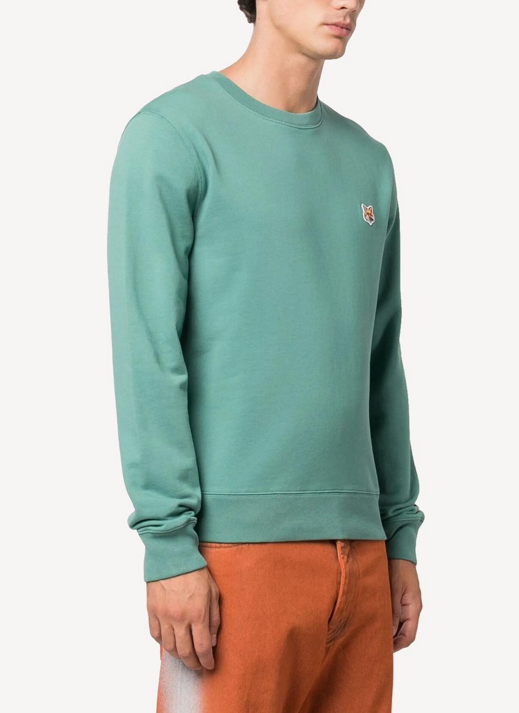 Maison Kitsune - Sweat Shirt Je Suis Alle - Mint - Homme