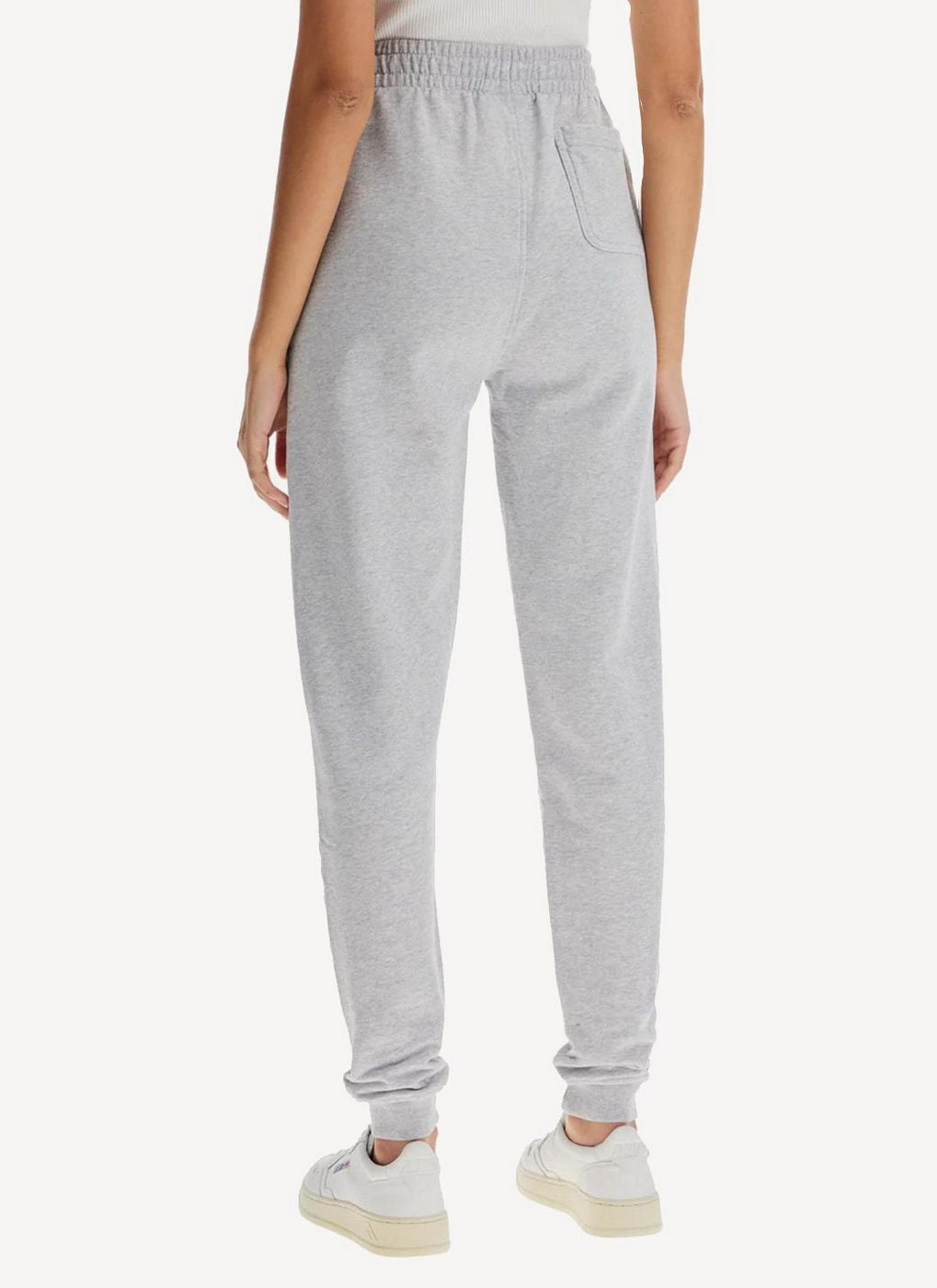 Maison Kitsune - Jogg Pant Striped Mk - Light Grey Melange - Homme