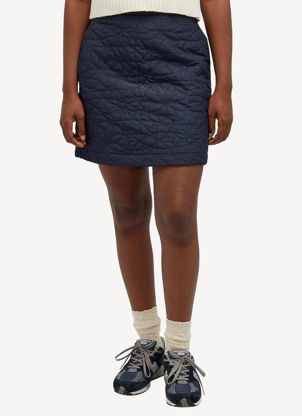 Maison Kitsune - Lili Wrap Around Skirt - Navy - Femme