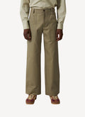 Maison Kitsune - Large Tailored Pants - Light Khaki - Homme