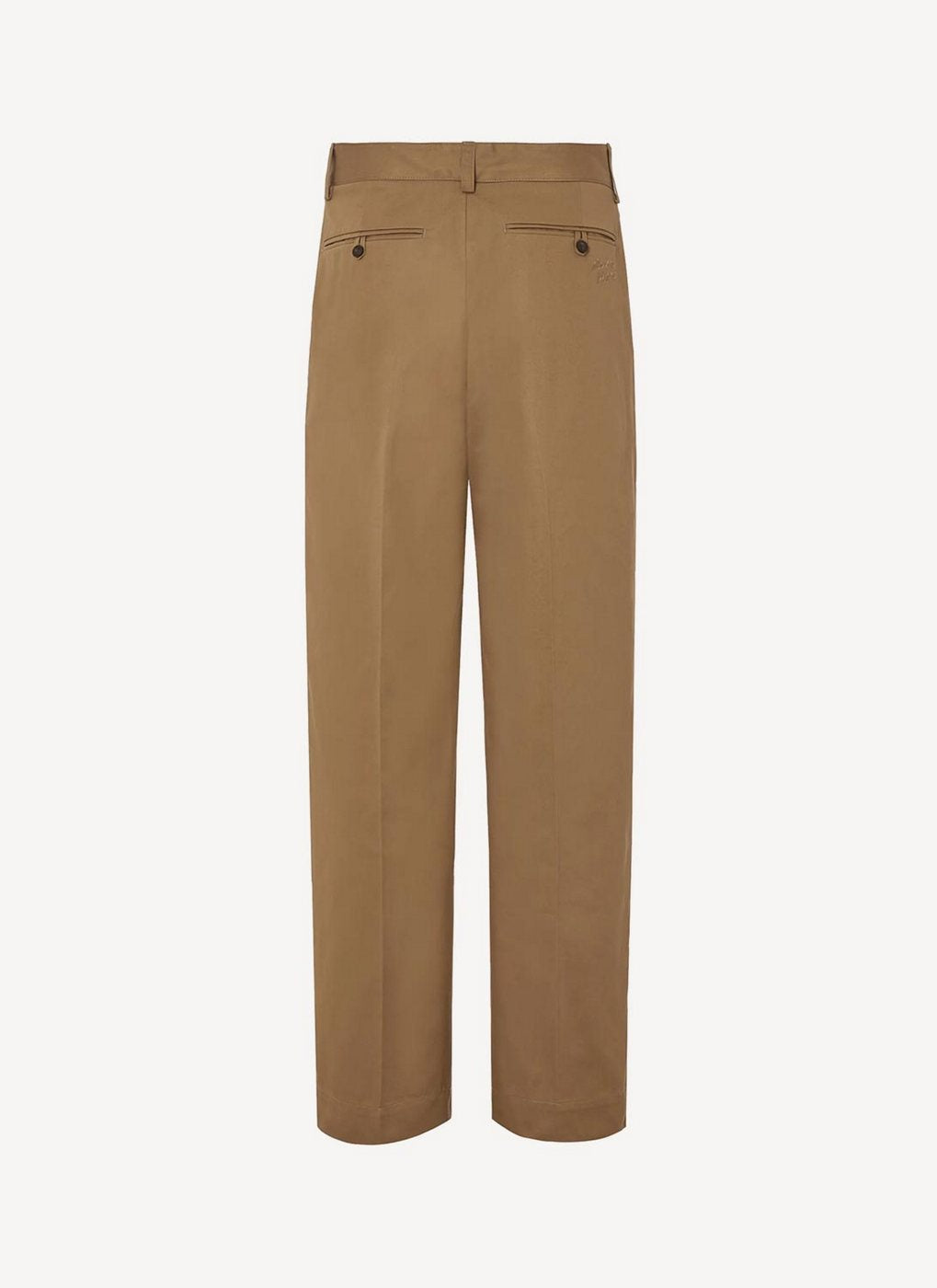 Maison Kitsune - Large Tailored Pants - Brown - Homme