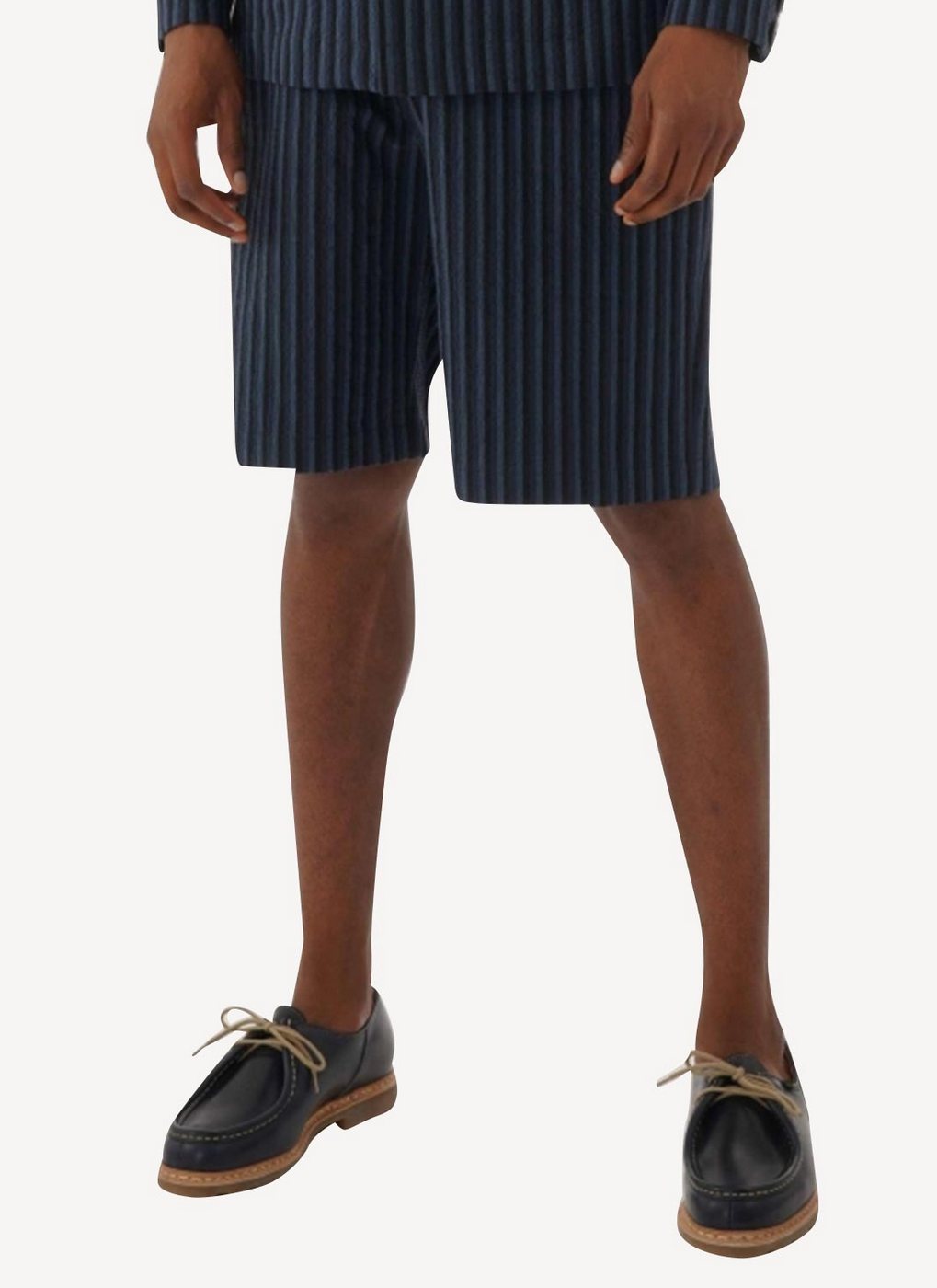 Maison Kitsune - Tailored Shorts - Navy - Homme