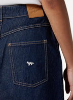 Maison Kitsune - Zipped Skirt - Indigo - Femme