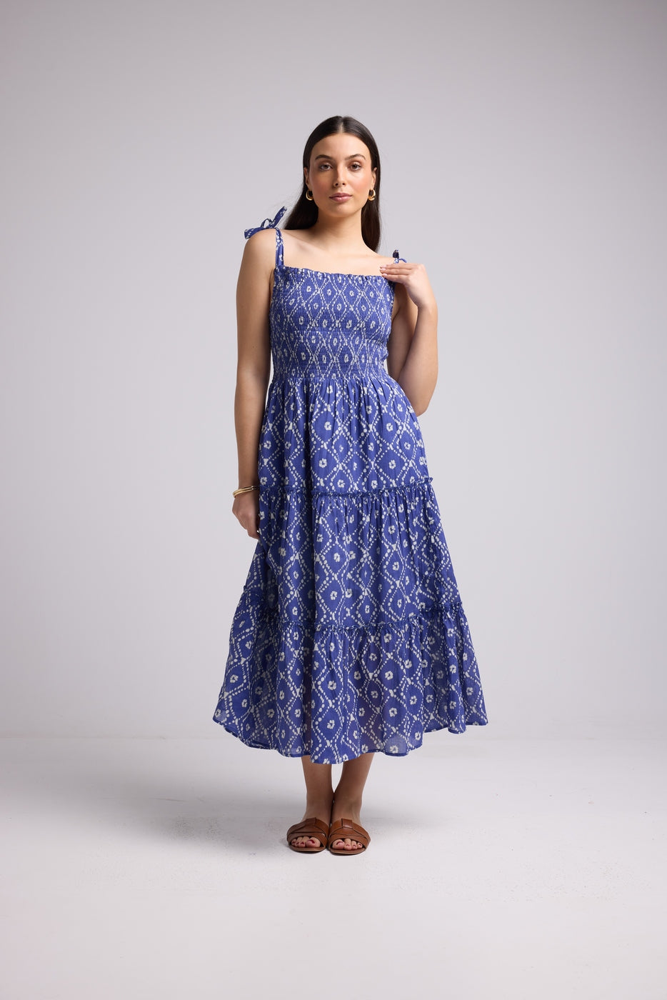 Robe Longue - Maite - Blue