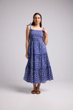 Robe Longue - Maite - Blue