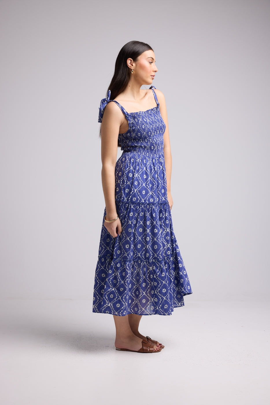 Robe Longue - Maite - Blue