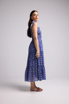 Robe Longue - Maite - Blue