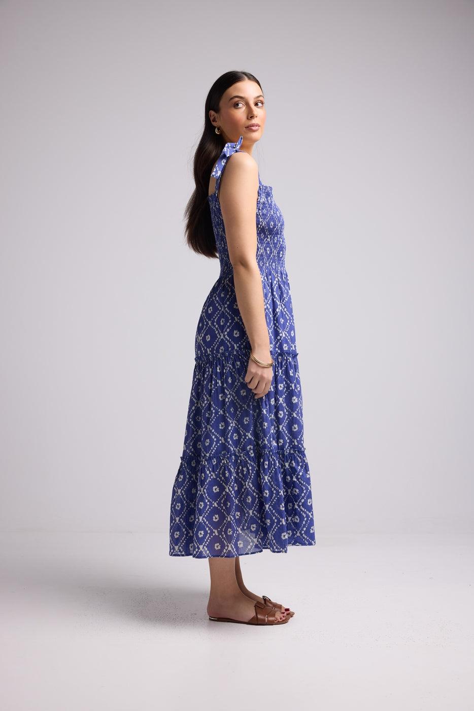 Robe Longue - Maite - Blue