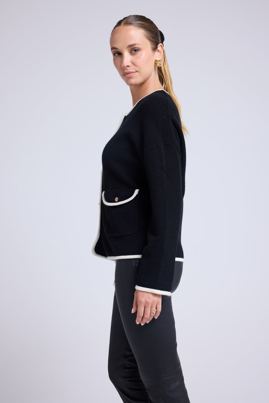 Veste Bijoux Maja - Noir Blanc