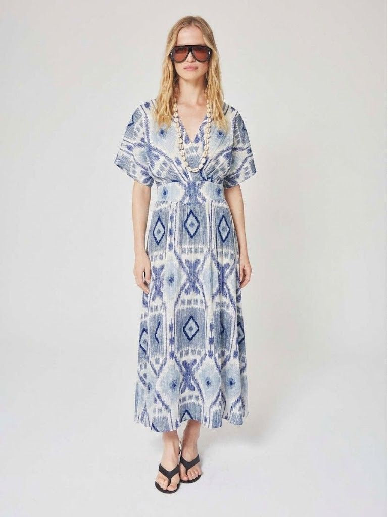 Robe Malakit - Imprime Ikat