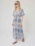 Robe Malakit - Imprime Ikat