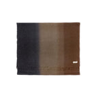 Bufanda con flecos tie and dye de lana 65x200 cm