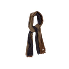 Bufanda con flecos tie and dye de lana 65x200 cm
