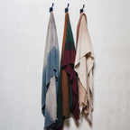 Écharpe Frangée Tie And Dye En Laine 65X200Cm