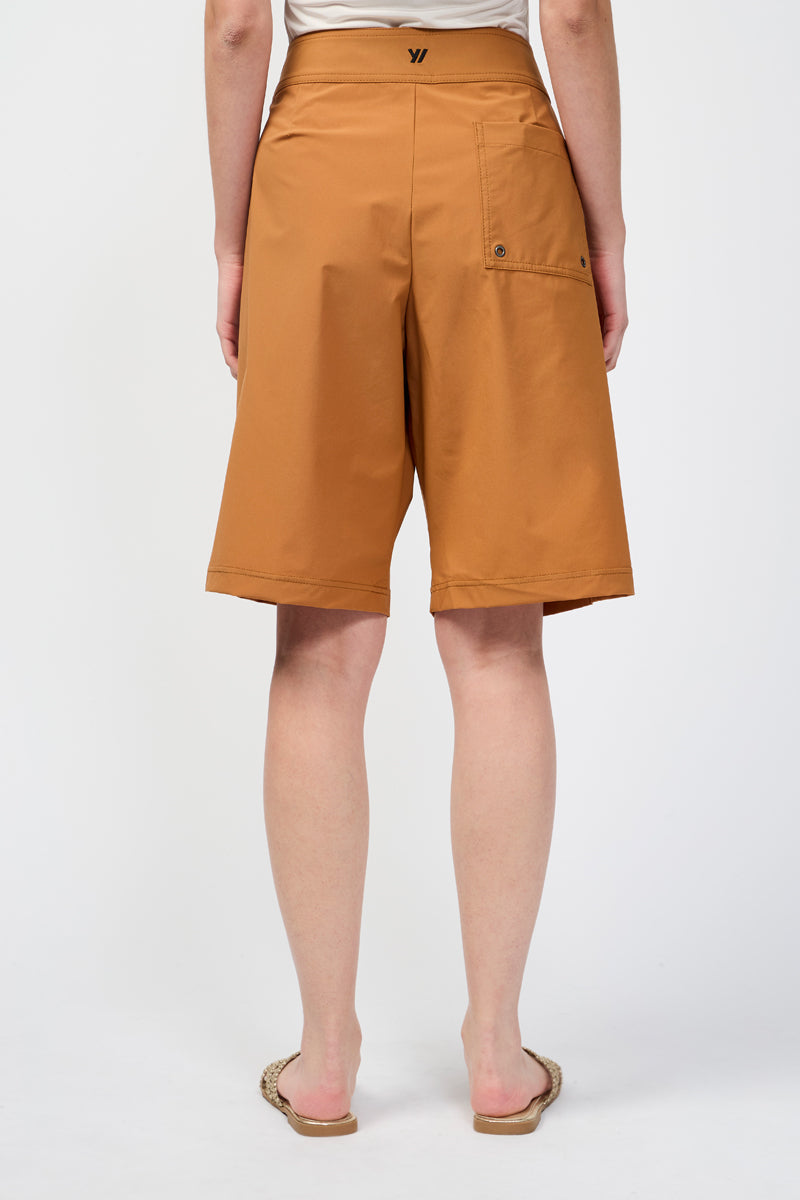 Short Long Board Avec Broderie - Ambre - Homme
