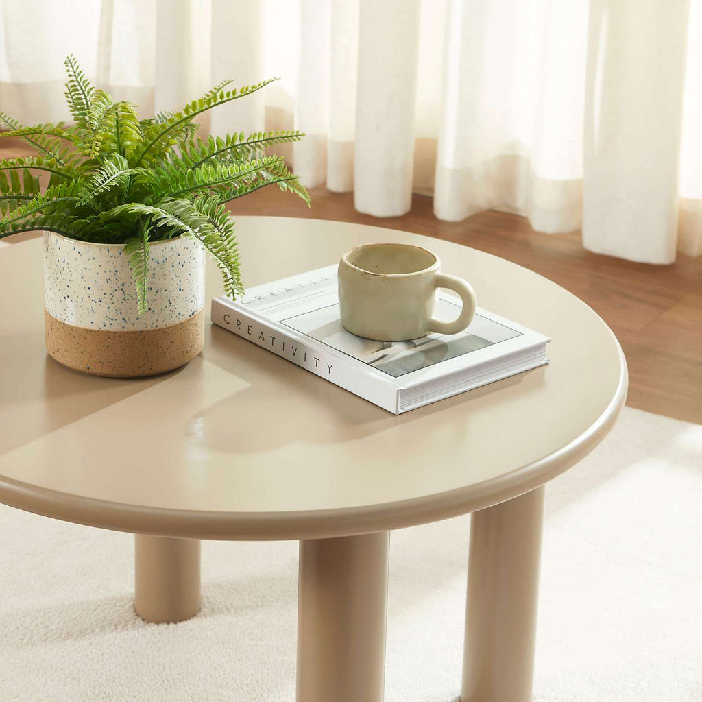 Mara - Coffee Table - Lacquered Effect - Caramel