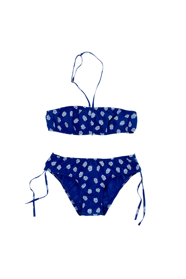 Maillot De Bain Fille 2 Pièces - Marathi - Outremer