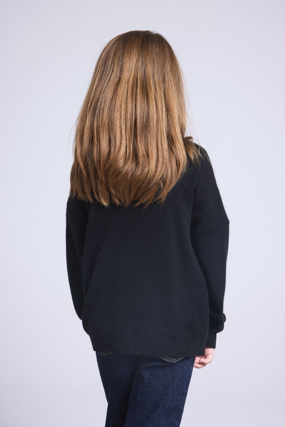 Jersey Cuello Alto Cremallera Marchy - Negro - Niño