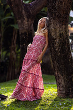 Tisha Dress - Red Lotus