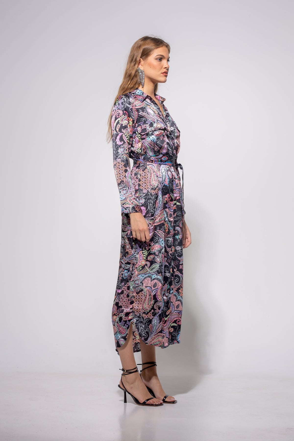 Robe Eloise - Black Rainbow