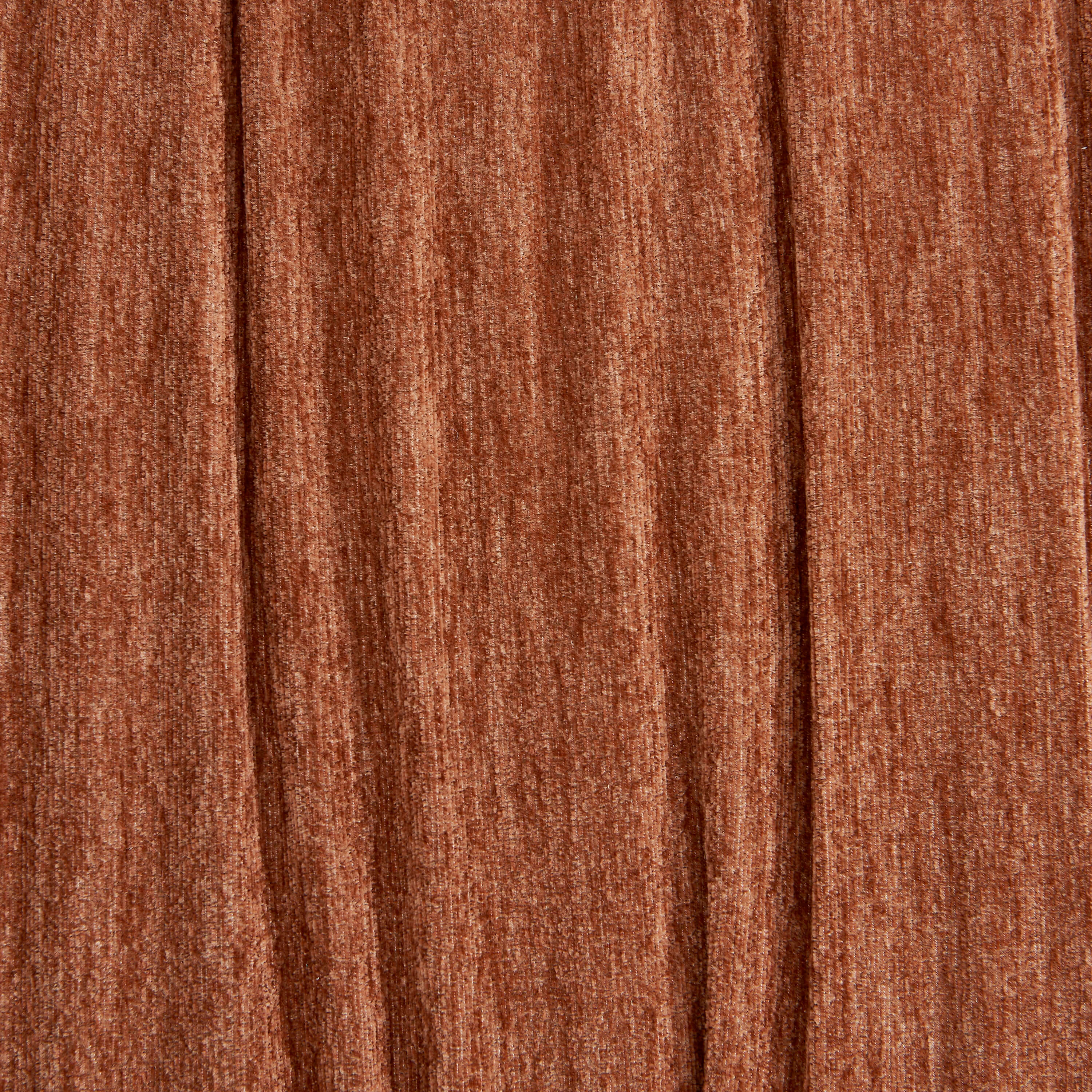 Marni - Canapé 3 Places - Velours Texturé - Terracotta