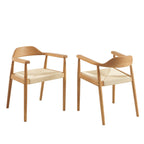 Martie - Chairs - Solid Oak And Rope
