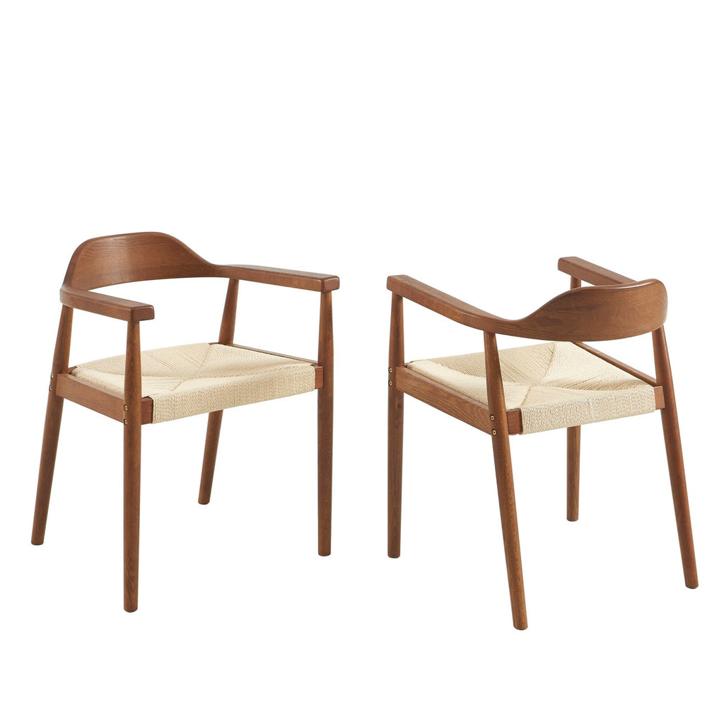 Martie - Chairs - Walnut And Rope