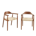 Martie - Chairs - Walnut And Rope