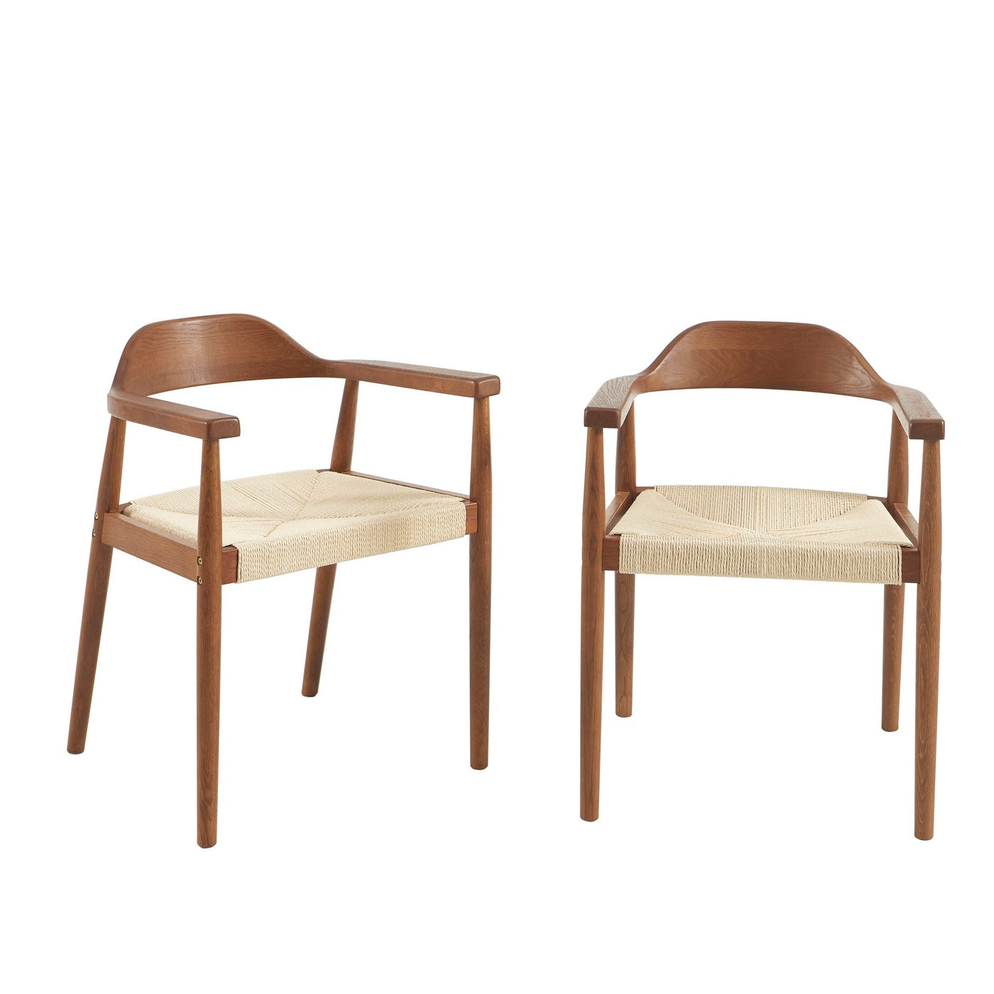Martie - Chairs - Walnut And Rope