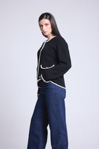 Chaqueta Bijoux Martina - Negro y Blanco - Mujer