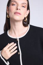 Chaqueta Bijoux Martina - Negro y Blanco - Mujer